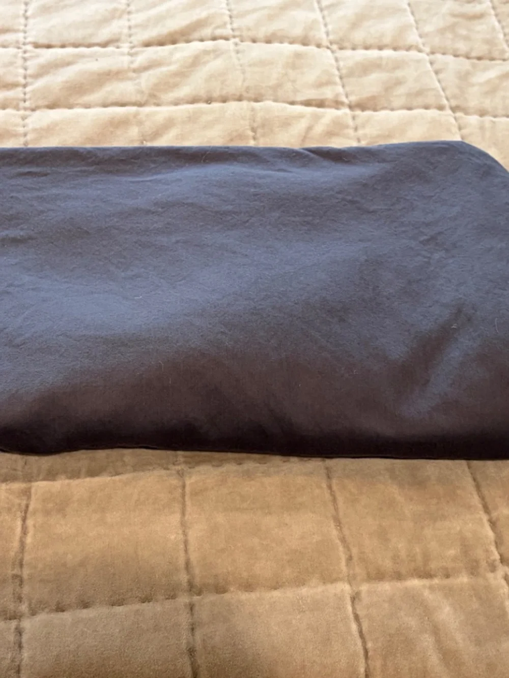 BROOKLINEN Linen Cotton Twin Twin/XL Duvet Cover BEDDING Gray Button Closure